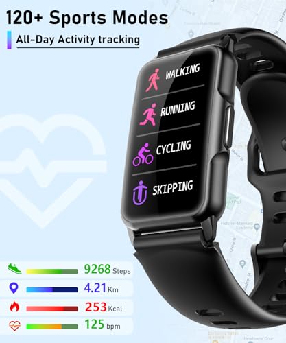 Smart Watch Fitness Tracker with 24/7 Health Monitoring & Sleep Tracking