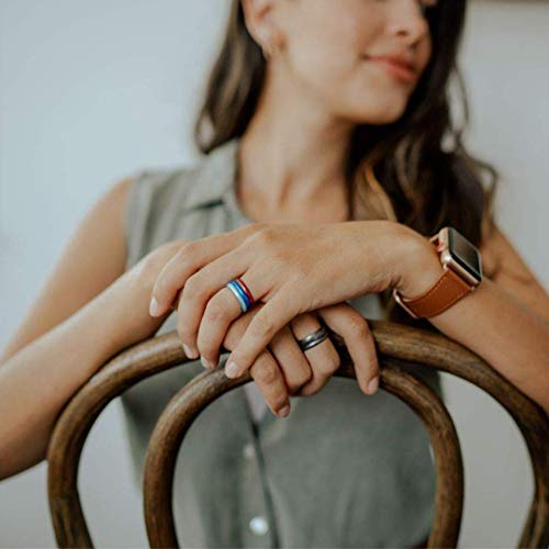 Enso Thin Elements Stackable Wedding Band for Women - 4.3mm Wide