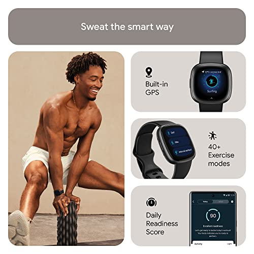 Fitbit Versa 4 Fitness Smartwatch for Active Users